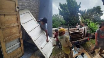Tersisa Pintu Jendela Bisa Diselamatkan dari Rumah Van Der Pijl