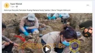 CEK FAKTA: Benarkah Penyidik Akhirnya Temukan Ruang Rahasia Berisi Tangan Manusia Milik Ferdy Sambo?