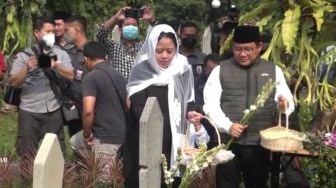 Bertemu Cak Imin Di Makam Ayahanda, Puan Maharani Buka Peluang Gabung Koalisi Gerinda-PKB