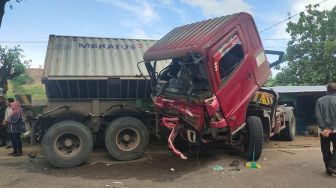 Deretan Kecelakaan Truk Kontainer di Gorontalo Utara