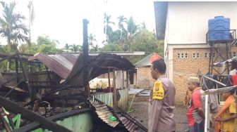 Ponpes Nurul Yaqin di Padang Pariaman Terbakar, Dua Sepeda Motor Ikut Hangus