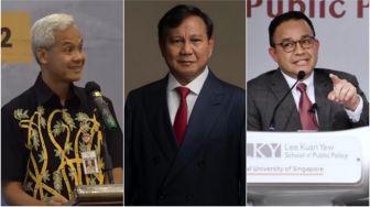 Anies Makin 'Terjun Bebas', Ganjar dan Prabowo Kini Kecipratan Wangi Kepuasan Publik ke Jokowi Naik