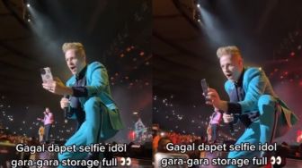 Sampai Syok! Nick Byrne Westlife Gagal Selfie di HP Penonton Indonesia Gegara Memori Penuh: Nyesel Seumur Hidup