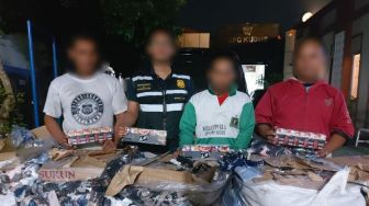 Lagi, Bea Cukai Mengamankan Ratusan Ribu Rokok Ilegal di Kudus dan Jombang