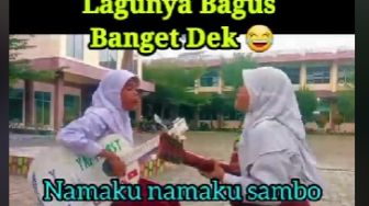 Viral Bocah SD Nyanyikan Lagu Namaku Sambo, Netizen: Lindungi Dua Bocah Itu!