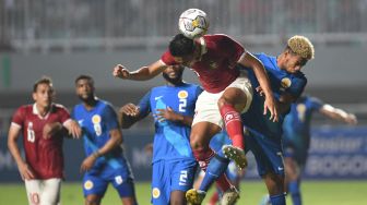 Dimas Drajad dan Dendy Sulistyawan Berbagi Gol, Timnas Indonesia Pecundangi Curacao di Pakansari