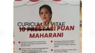 Pamflet 10 Prestasi Puan Maharani Buatan Relawan Tersebar, Jadi Gunjingan Publik: Si Paling Prestasi