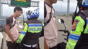 Video Oknum Polisi Tilang Mobil Travel di Pintu Keluar Tol Sukabumi, Dinarasikan Minta Uang Rp 600 Ribu