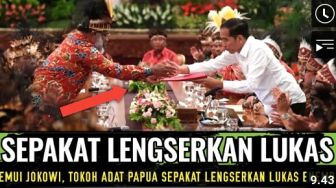 Deal, Presiden Jokowi dan Tokoh Adat Papua Lengserkan Lukas Enembe, Benarkah?