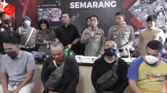 4 Pengemudi Ojol Pelaku Penganiayaan Fibekuk Polrestabes Semarang