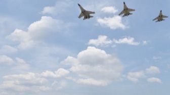 Tiga Pesawat Sukhoi Kembali Perkuat Skadron Udara 11 Lanud Sultan Hasanuddin