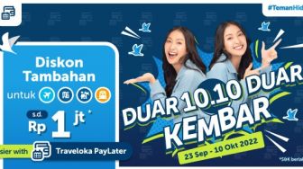 Liburan Sempat Tertunda? Yuk Intip Promo 10.10 Traveloka PayLater