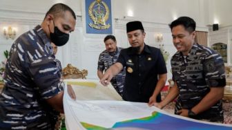 Gubernur Sulsel Dukung Survei dan Pemetaan Hidro-Oseanografi Pushidrosal TNI AL di ALKI II