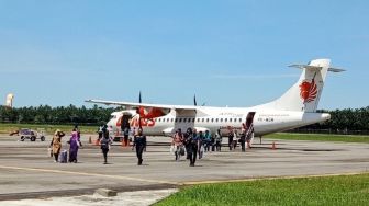 Wings Air PK-WHZ Gagal Mendarat di Bandara Cut Nyak Dhien Akibat Cuaca Buruk