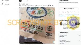 CEK FAKTA: Ada Label Halal MUI di Tonkotsu Rasa Kaldu Tulang Babi, Benarkah?
