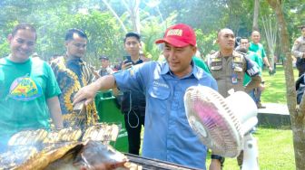 Pj Bupati Muba Ikut Lomba Masak Nasi Goreng Forkopimda dan OPD