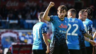 Hasil Liga Italia: Bungkam Torino 3-1, Napoli Bertengger di Puncak Klasemen Serie A