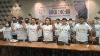 Baretho Deklarasi Menteri BUMN Erick Thohir Calon Presiden 2024 di Makassar