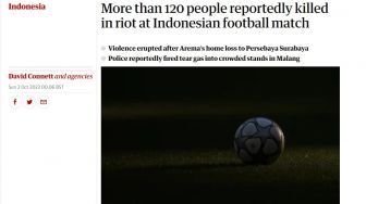 The Guardian hingga New York Times Soroti Tragedi Maut di Stadion Kanjuruhan Malang