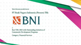 BNI Raih Apresiasi TJSL BUMN Award 2022, Sokong Ekonomi Community