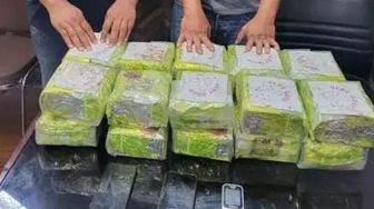 2 Pria Tertangkap Bawa 20 Kg Sabu di Sumut, Disuruh R Antar ke Palembang