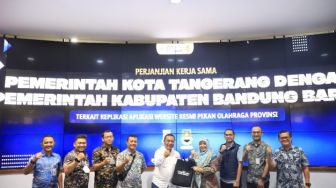 Kunker Dispora Bandung Barat Replikasi Website Porprov di Tangerang