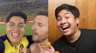 Disangka Pria yang Selfie dengan Lionel Messi Adalah Dirinya, Jerome Polin Klarifikasi