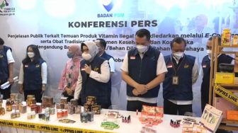 BPOM Temukan Vitamin Ilegal Senilai Rp185 Miliar, Ini Bahayanya