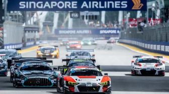 Jadi Supporting Race Balap F1, Audi R8 LMS GT3 Sukses Melibas Sirkuit Marina Bay Singapura