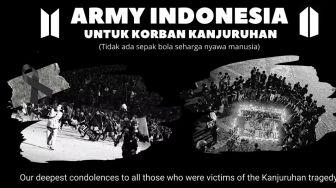 Salut! BTS ARMY Indonesia Kumpulkan Donasi Untuk Para Korban Tragedi Kanjuruhan, Nyaris Tembus RP 200 juta