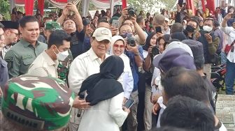 Endang S Thohari Dampingi Prabowo Tinjau Ketahanan Pangan di Cianjur