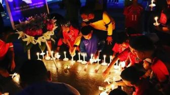 Masyarakat Barsel Gelar Aksi Solidaritas Tragedi Stadion Kanjuruhan