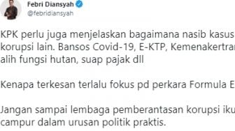 Sindir KPK Bermain Politik Praktis, Mantan Jubir KPK Banjir Nyinyiran Warganet