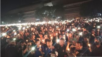 Tak Ingin Tragedi Kanjuruhan Terulang, Ribuan Suporter se-Pelau Jawa Berkumpul, Sepakat Damai dan Bersatu