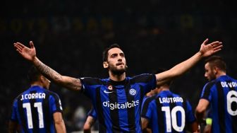 Calhanoglu Bidik Napoli usai Inter Milan Lumat Gzira United 6-1