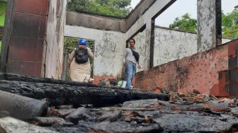 Tiga Ruang Kelas SDN 12 Cilegon Terbakar, Pembelajaran Terganggu