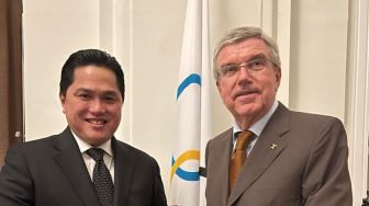 Erick Thohir dan Presiden IOC Thomas Bach Bahas Peran Olahraga di Tengah Isu Global