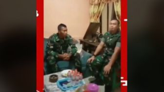 Anggota TNI yang Videonya Viral Tendang Aremania di Tragedi Kanjuruhan Minta Maaf ke Keluarga: Kulo Khilaf...!