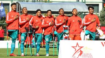Timnas Sepak Bola Amputasi Indonesia Belum Mampu Penuhi Target di Piala Dunia 2022