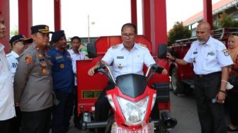 Pemkot Makassar Siapkan Sepeda Motor Pemadam Kebakaran Atasi Kebakaran Dalam Lorong