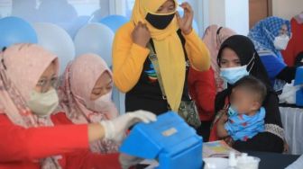 Dinkes Catat 89 Ribu Anak di Kab. Lebak Sudah Disuntik Campak – Rubella