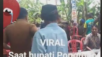 Video Viral! Gandeng Tangan Teman Lama, Aksi Bupati Ponorogo Sugiri Sancok Tuai Pujian