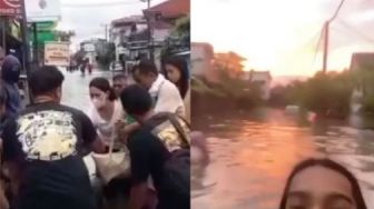 Korban Banjir di Jalan Pura Demak Denpasar Banyak Keluhkan Gatal-gatal Hingga Demam