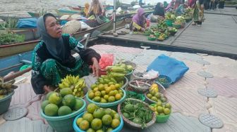 Akhirnya, Pasar Terapung Siring Banjarmasin Kembali Beroperasi