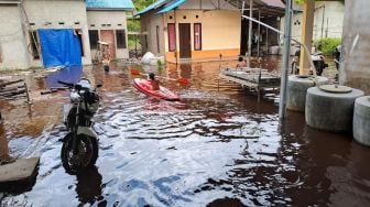 Beberapa Desa di Kubu Raya Terendam Banjir, Polres Bentuk Satgas untuk Waspada