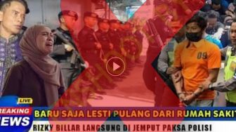 Heboh Polisi Jemput Rizky Billar, Tangisan Lesti Kejora Pecah, Ternyata Oh Ternyata.......