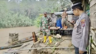 Waspada, Lokasi Longsor di Juai Dekat Rumah Warga