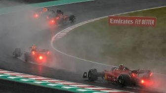 F1 GP Jepang Ditunda Gegara Cuaca Buruk dan Sejumlah Kecelakaan