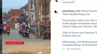 Viral Dua Remaja Palembang Saling Serang Pakai Parang Dan Samurai, Polisi: Dijadikan TO