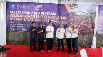Holding Perkebunan Nusantara dan IPB Kerja Sama Bangun Unit Pengolahan Kelapa Sawit Mini